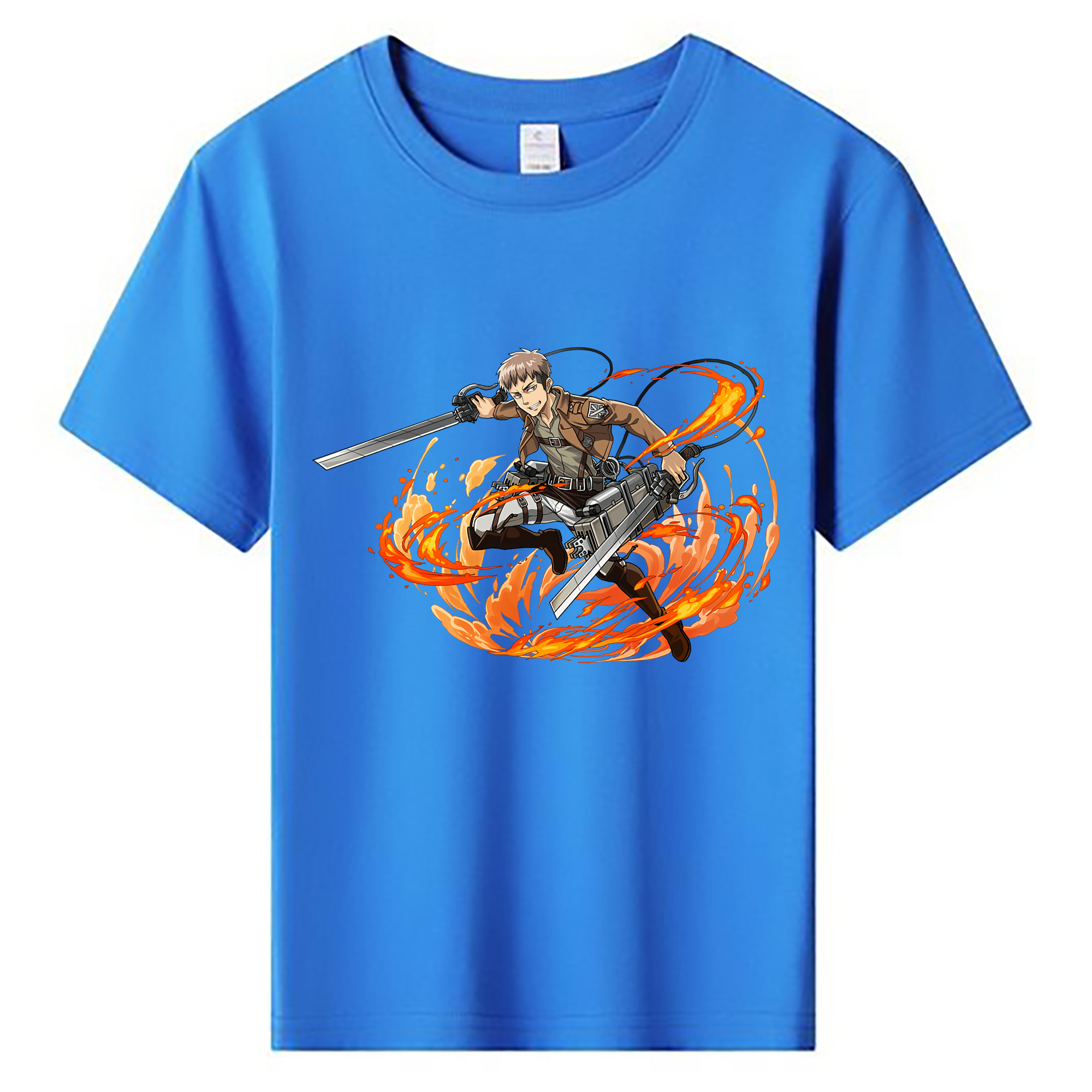 （画像用） 進撃の巨人 ジャン・キルシュタイン Attack on Titan Jean Kirstein 綿100％キッズTシャツ（フロントプリント）